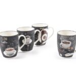 TAZZA LATTE MUG 11.5X8.5XH.11CM DECORI ASSORTITI ART.17976 -