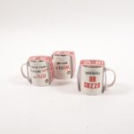 TAZZA MUG IN PORCELLANA "CHE TAZZA VUOI" 340ML 12X8.3XH.9.5CM ASS. ART.81517 -