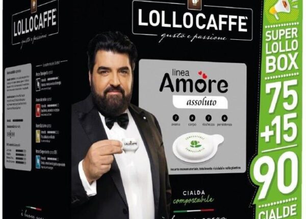 LOLLO CAFFE' CIALDE LINEA AMORE ASSOLUTO COMP. DOLCE GUSTO 90PZ