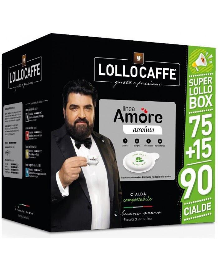 LOLLO CAFFE' CIALDE LINEA AMORE ASSOLUTO COMP. DOLCE GUSTO 90PZ LOLLO CAFFE' CIALDE LINEA AMORE ASSOLUTO COMP. DOLCE GUSTO 90PZ