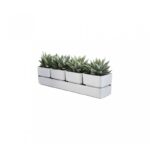 VASO SIERRA 38CM BIANCO