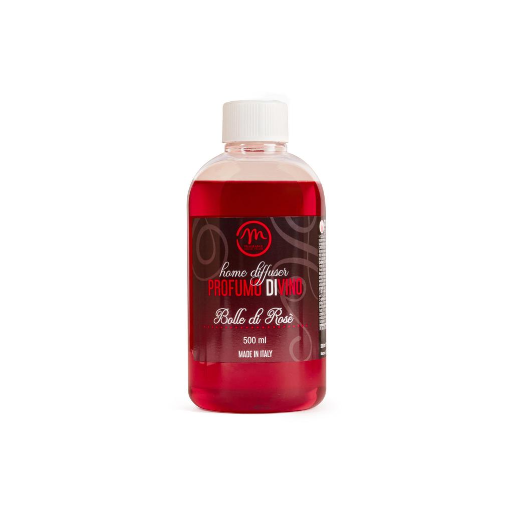 DIFFUSORE DI ESSENZA - PROFUMI DI VINO - RICARICA " BOLLE DI ROSE' " ML 500 ART.99927 - DIFFUSORE DI ESSENZA - PROFUMI DI VINO - RICARICA " BOLLE DI ROSE' " ML 500 ART.99927 -
