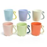 TAZZA IN CERAMICA 360ML 13X9XH.10CM COLORI ASS. ART.00593 -