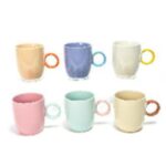 TAZZA IN CERAMICA 420ML 13X9,2XH.10CM COLORI ASS. ART.00722 -