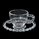 TAZZINE THE C/PIATTO CROWN SET/6 TRASPARENTI (ML 220) ART.52363 -