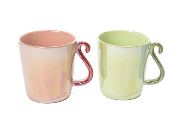 TAZZA IN CERAMICA 360ML 13X9XH.10CM COLORI ASS. ART.59249 -