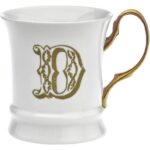 TAZZINA MOKA GOLD LETTERA D