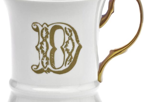 TAZZINA MOKA GOLD LETTERA D