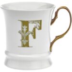 TAZZINA MOKA GOLD LETTERA F