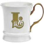 TAZZINA MOKA GOLD LETTERA L