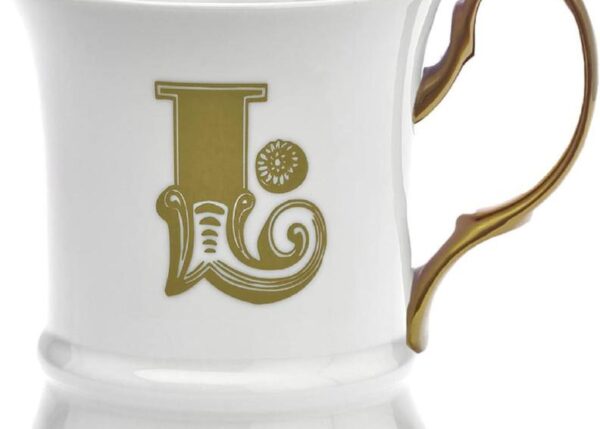 TAZZINA MOKA GOLD LETTERA L