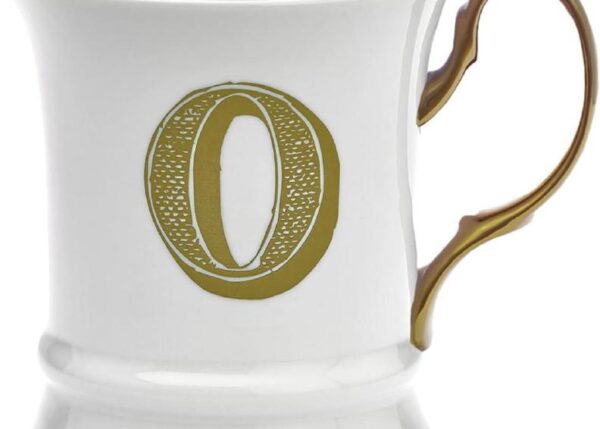 TAZZINA MOKA GOLD LETTERA O