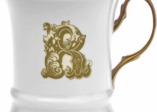 TAZZINA MOKA GOLD LETTERA R