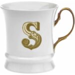 TAZZINA MOKA GOLD LETTERA S