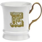 TAZZINA MOKA GOLD LETTERA E