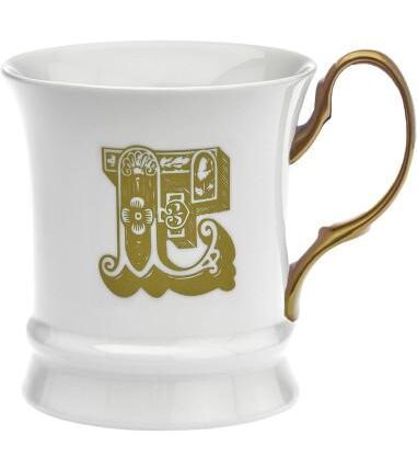 TAZZINA MOKA GOLD LETTERA E