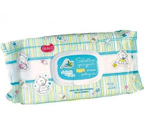 DEALO SALVIETTINE BABY IGIENIZZANTI 72 PZ ART.12100