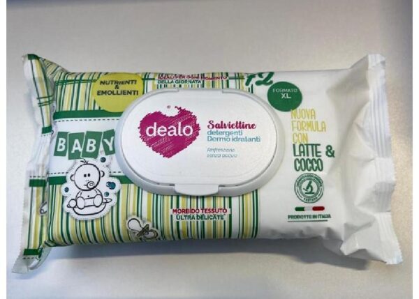 DEALO SALVIETTINE BABY 72PZ LATTE&COCCO ART.12300