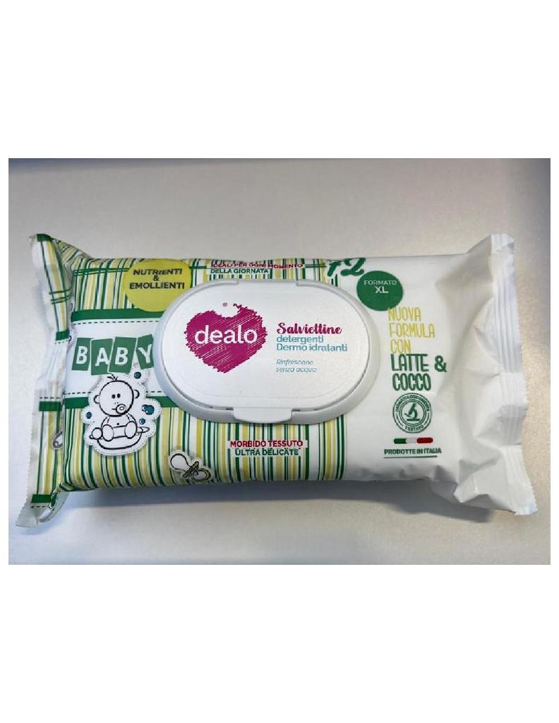 DEALO SALVIETTINE BABY 72PZ LATTE&COCCO ART.12300 DEALO SALVIETTINE BABY 72PZ LATTE&COCCO ART.12300