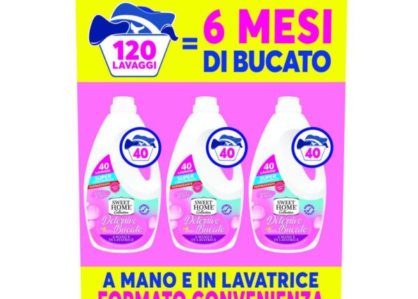 SWEETHOME LAV LIQ 3PZX40L GOCCE DI SETA