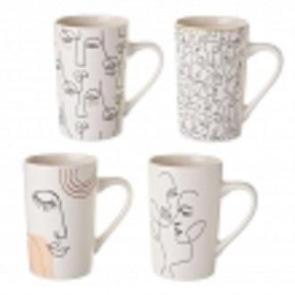 TAZZA MUG 370 CC 4/M CERAMICA 11,50 X 8 X 12 CM ART.803095