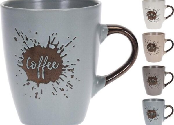 MUG CERAMICA 320CC CAFFE 4ASS ART.Q75600160