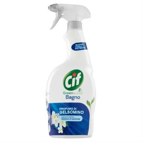 CIF SPRAY GREEN 650ML BAGNO GELSOM. CIF SPRAY GREEN 650ML BAGNO GELSOM.