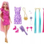 BARBIE HAIR PLAY ABITO ROSA ART.JDC85
