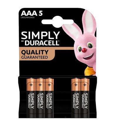 DURACELL SIMPLY MINISTILO X5PZ