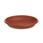 SOTTOVASO ROTONDO CM 28 MARRONE $