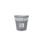 VASO GAIA D15CM GRIGIO/BIANCO