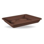 SOTTOVASO QUADRATO BRONZO 25CM