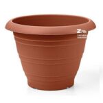 VASO CAMPANA 70CM MARRONE