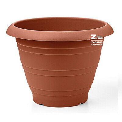 VASO CAMPANA 70CM MARRONE