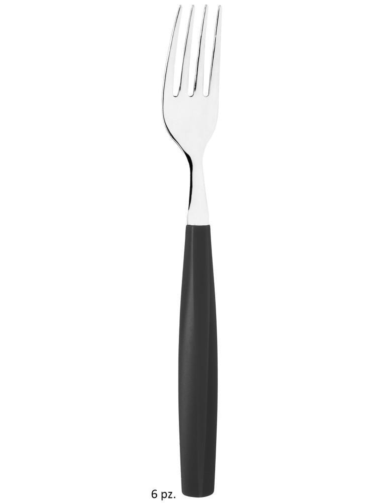 EXAGONA FORCHETTE TAVOLA NERO 6 PZ. EXAGONA FORCHETTE TAVOLA NERO 6 PZ.
