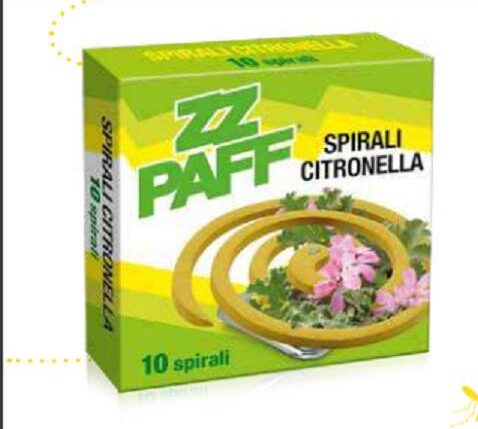 ZZPAFF INSETTICIDA SPIRALI 10PZ CITRONELLA