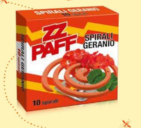 ZZPAFF INSETTICIDA SPIRALI 10PZ GERANIO