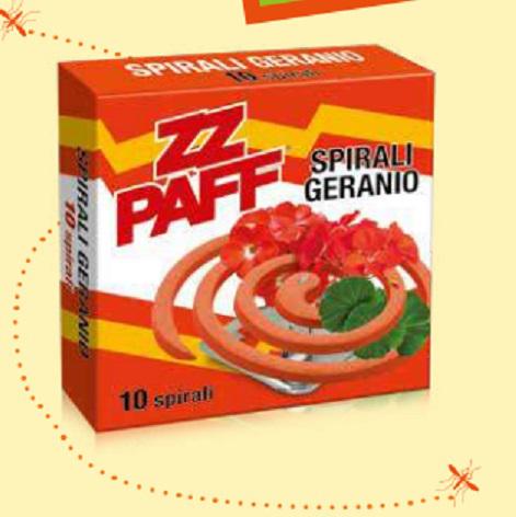ZZPAFF INSETTICIDA SPIRALI 10PZ GERANIO ZZPAFF INSETTICIDA SPIRALI 10PZ GERANIO