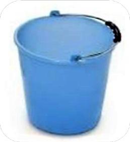 SECCHIO ADDA LEGGERO LT.15 AZZURRO PLASTIME $