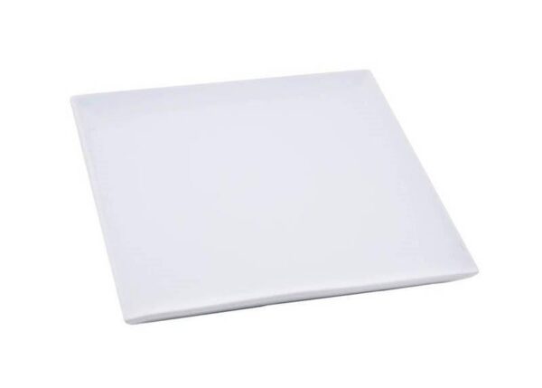 PIATTO QUADRATO BIANCO 30CM ART.13588