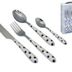 POSATE POIS BIANCO S/24 ART.35240