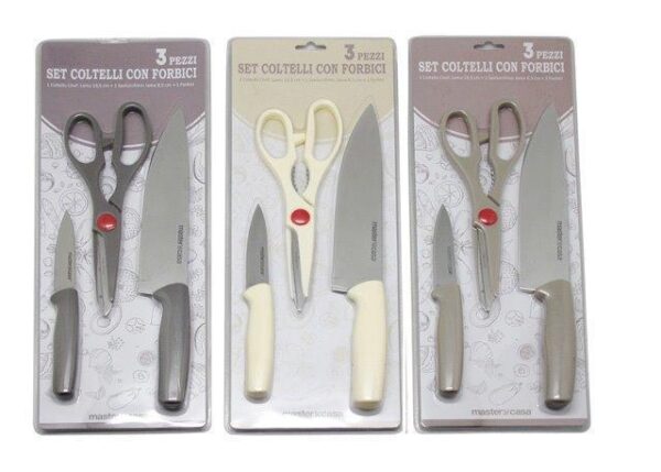 COLTELLI + FORBICI S/3PZ ART.44774
