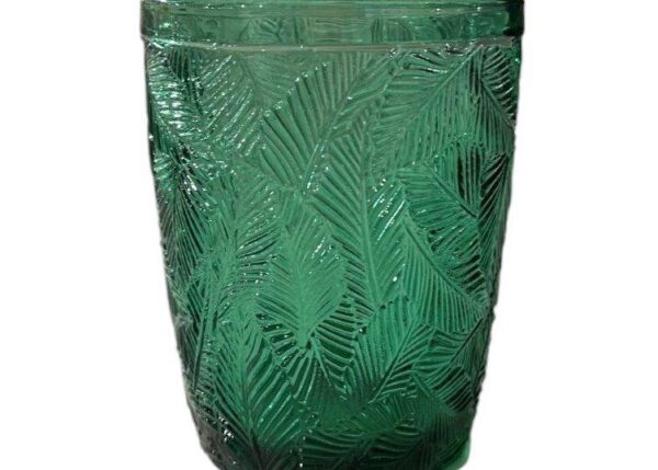 BICCHIERE ACQUA JUNGLE FOLIE VERDE ART.63276