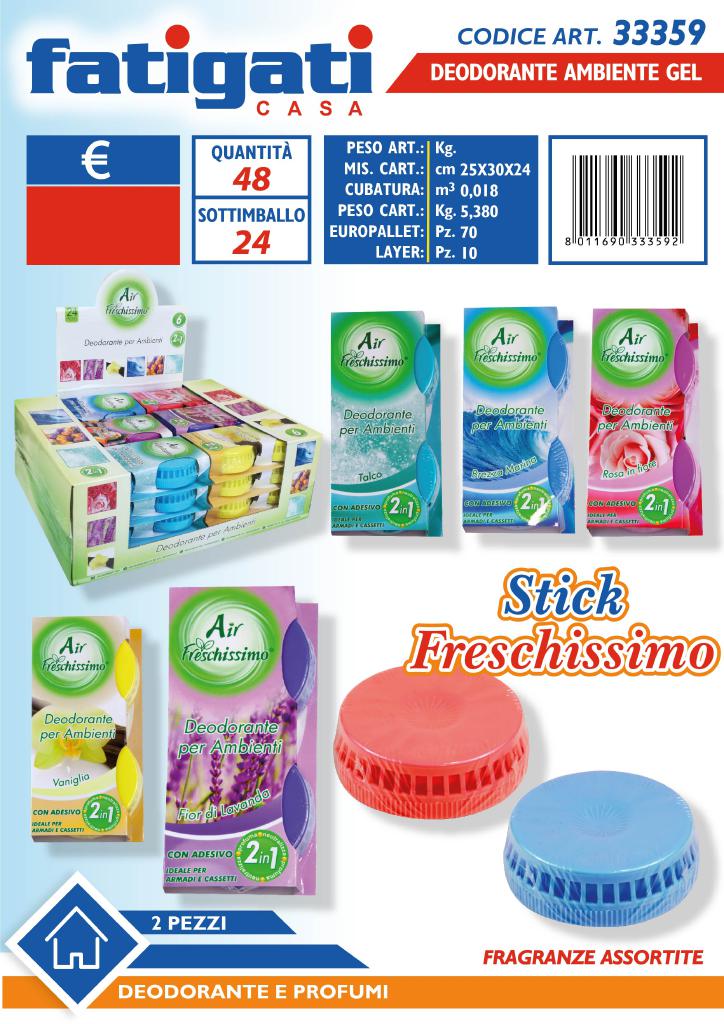FATIGATI DEOD.AMBIENTE GEL 2PZ STICK FATIGATI DEOD.AMBIENTE GEL 2PZ STICK