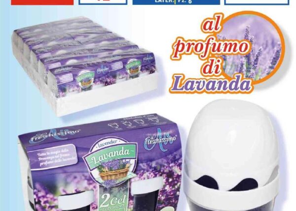 FATIGATI DEODORANTE GEL 140GR 2PZ LAVANDA FRESCHISSIMO ART.36624