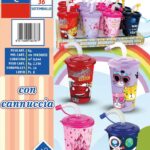 FATIGATI BICCHIERE DECORATO 400ML C/CANNUCCI
