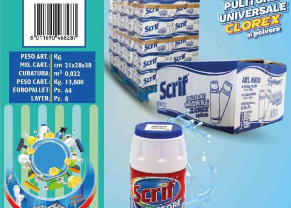 FATIGATI SCRIF POLVERE CLOREX 500GR