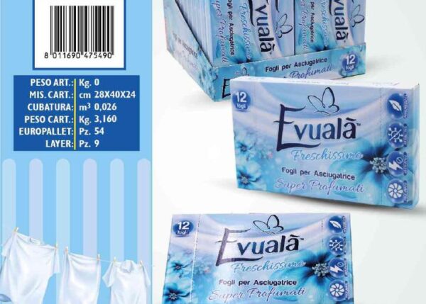 FOGLI EVUALA'SUPER PROFUMATI 12PZ