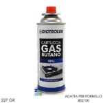 CARTUCCIA BUTANO GAS A VALVOLA 227GR.