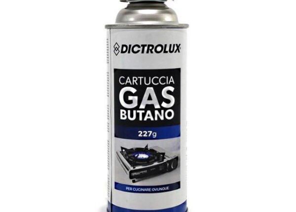 CARTUCCIA BUTANO GAS A VALVOLA 227GR.